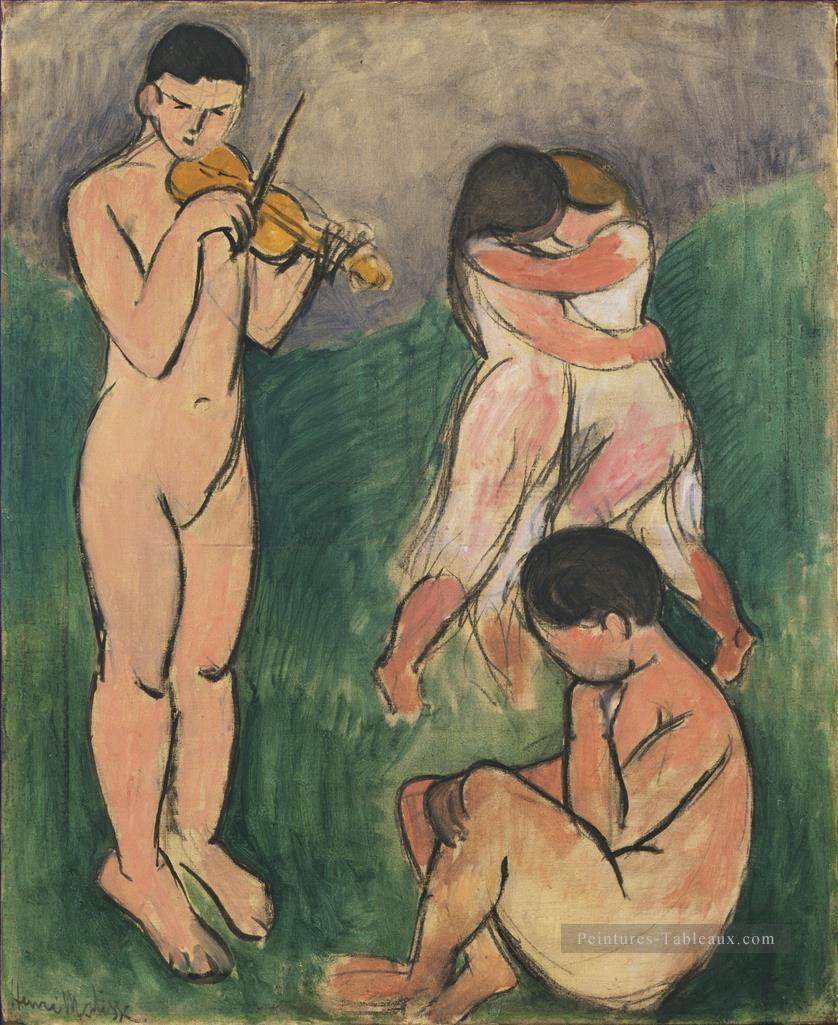 Musique Croquis nue fauvisme abstrait Henri Matisse Peintures à l'huile